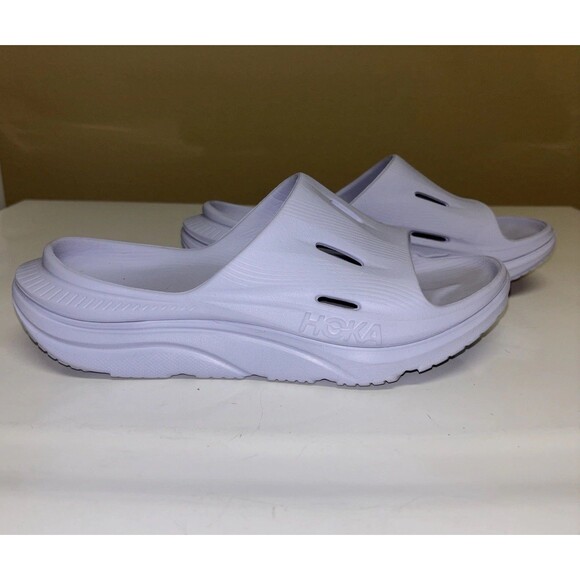 Hoka One One Shoes - HOKA Ora Recovery Slide 3 Cloud Sandals Women 8 Lavender Post Run Recovery